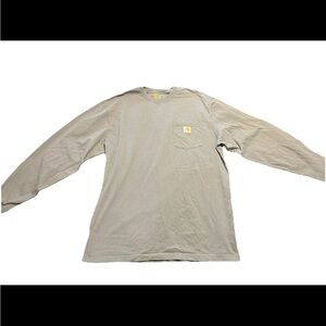 Carhartt Men's Tan Long Sleeve Tee